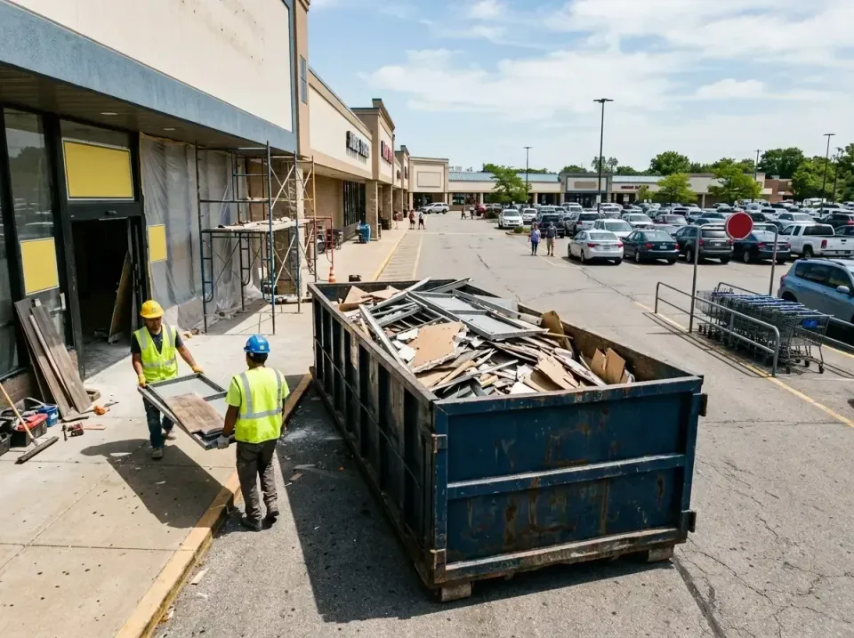 retail-store-renovation-debris-003 — frequently asked questions, Roll-off Dumpster Rentals in Green Knoll, NJ